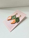 Polymer Clay Earrings--Autumn Dangles