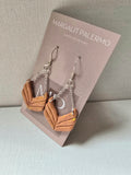 Polymer Clay and Chandelier Earrings--Fall Leaves