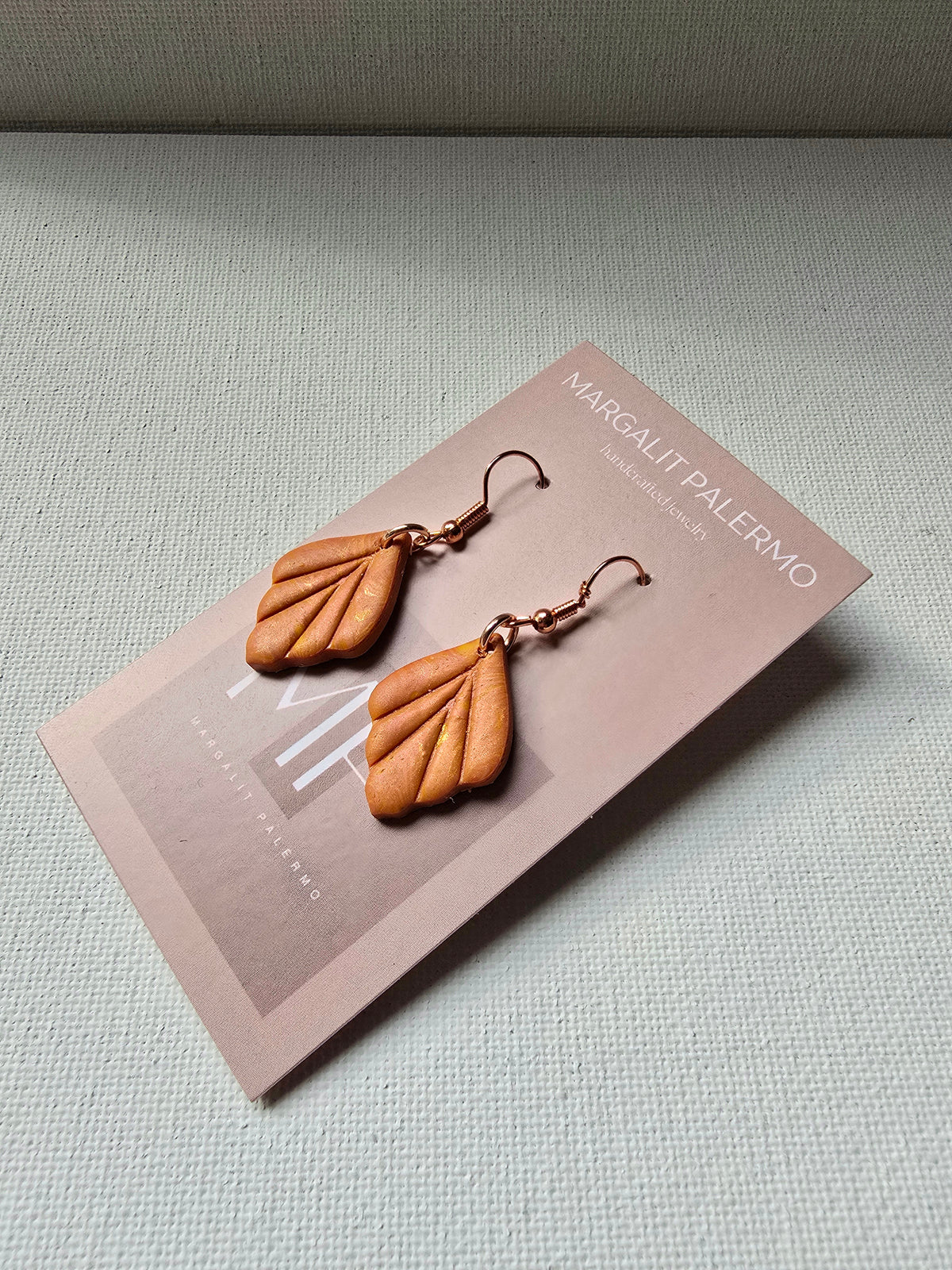 Polymer Clay Earrings--Autumn Leaves