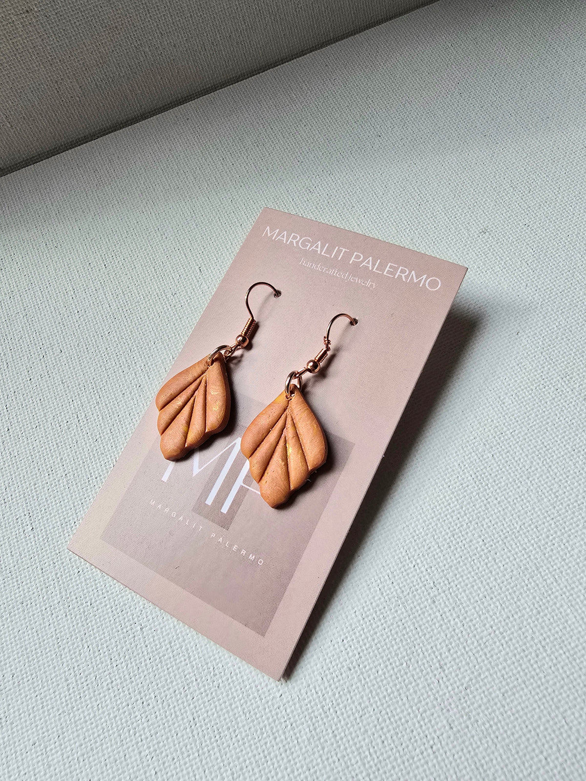 Polymer Clay Earrings--Autumn Leaves