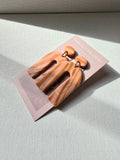 Polymer Clay Earrings--Fall-inspired Horseshoe Dangles