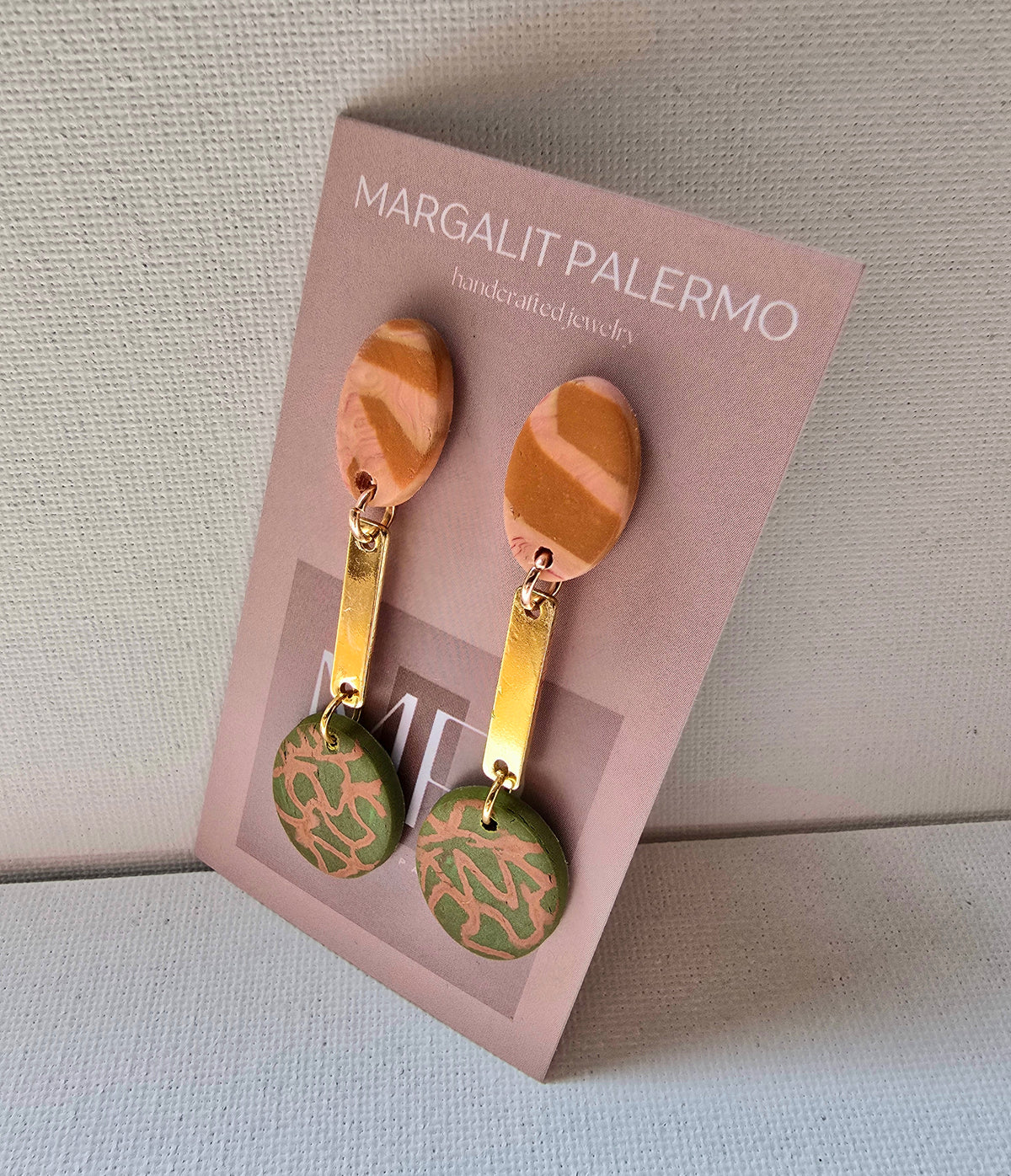 Polymer Clay Earrings--Fall Inpired Dangles