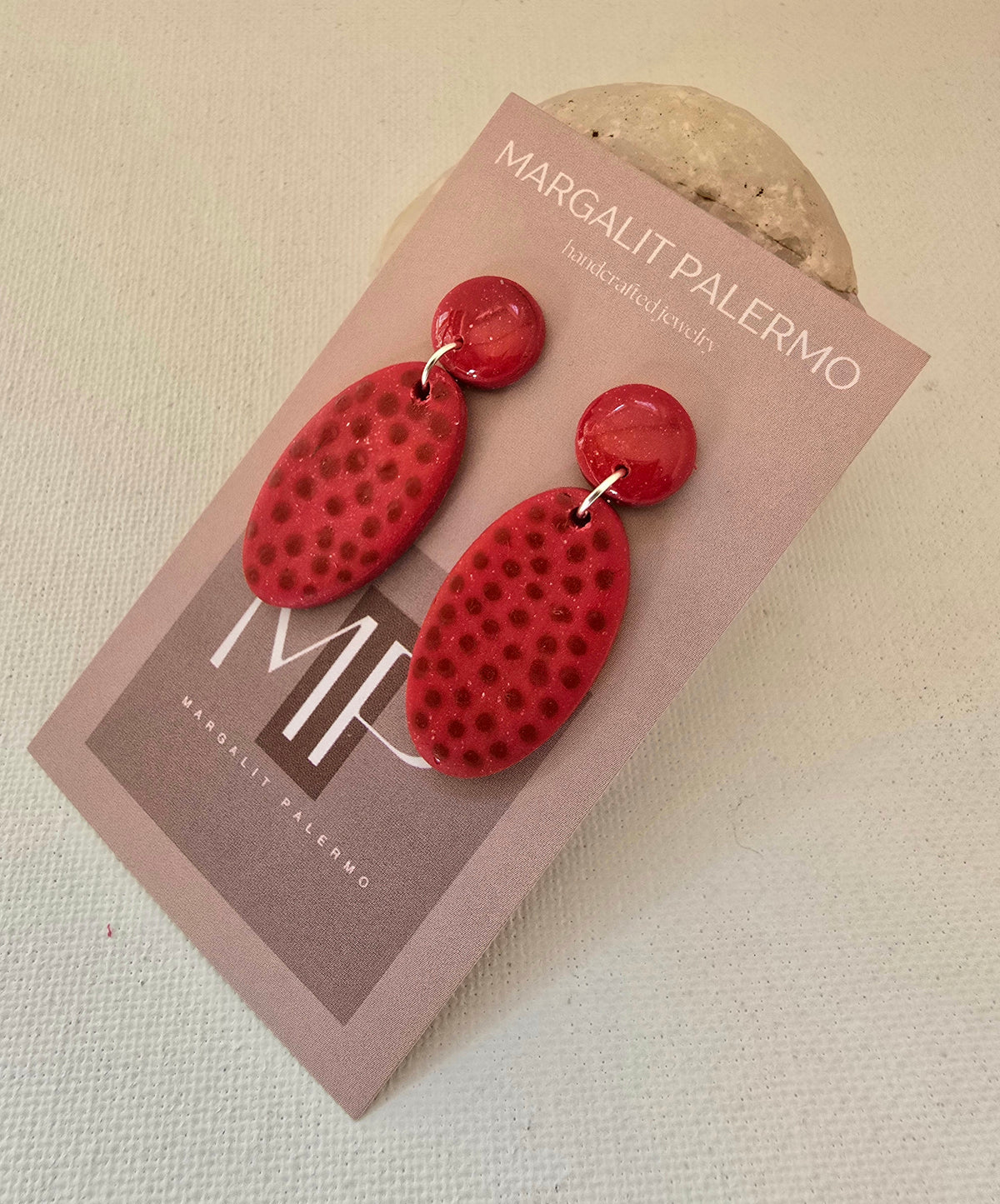 Polymer Clay Earrings--Petite Holiday Inspired Dangles