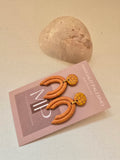 Polymer Clay Earrings--Fall Harvest Design
