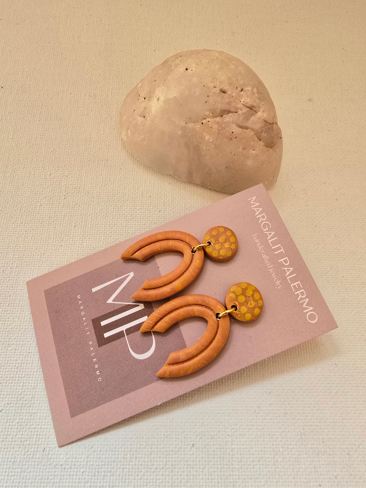 Polymer Clay Earrings--Fall Harvest Design