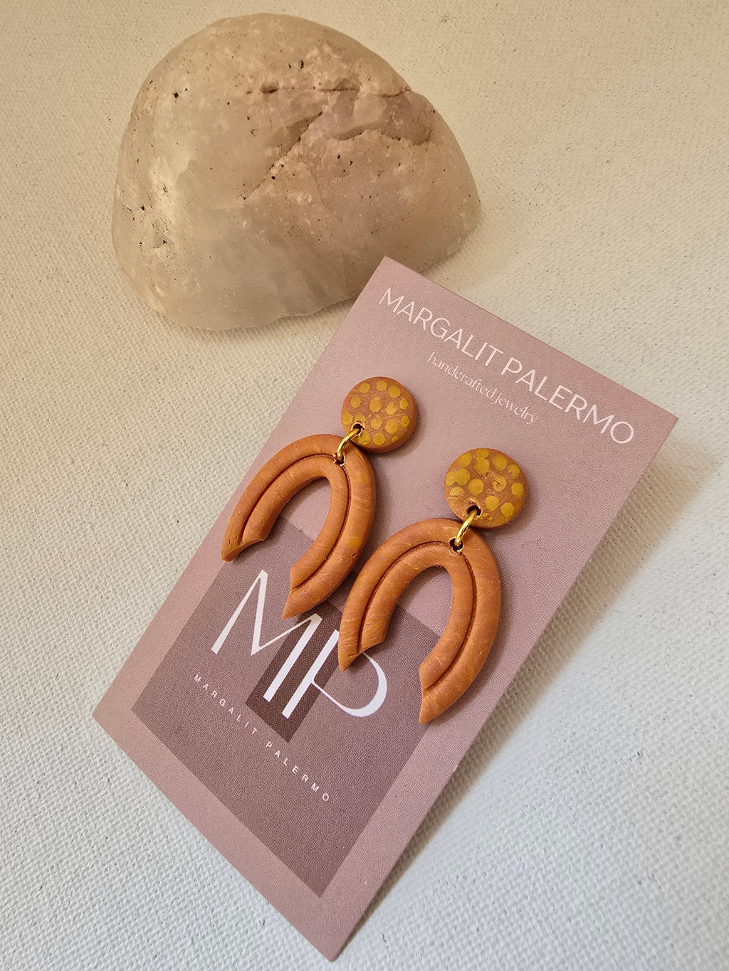 Polymer Clay Earrings--Fall Harvest Design
