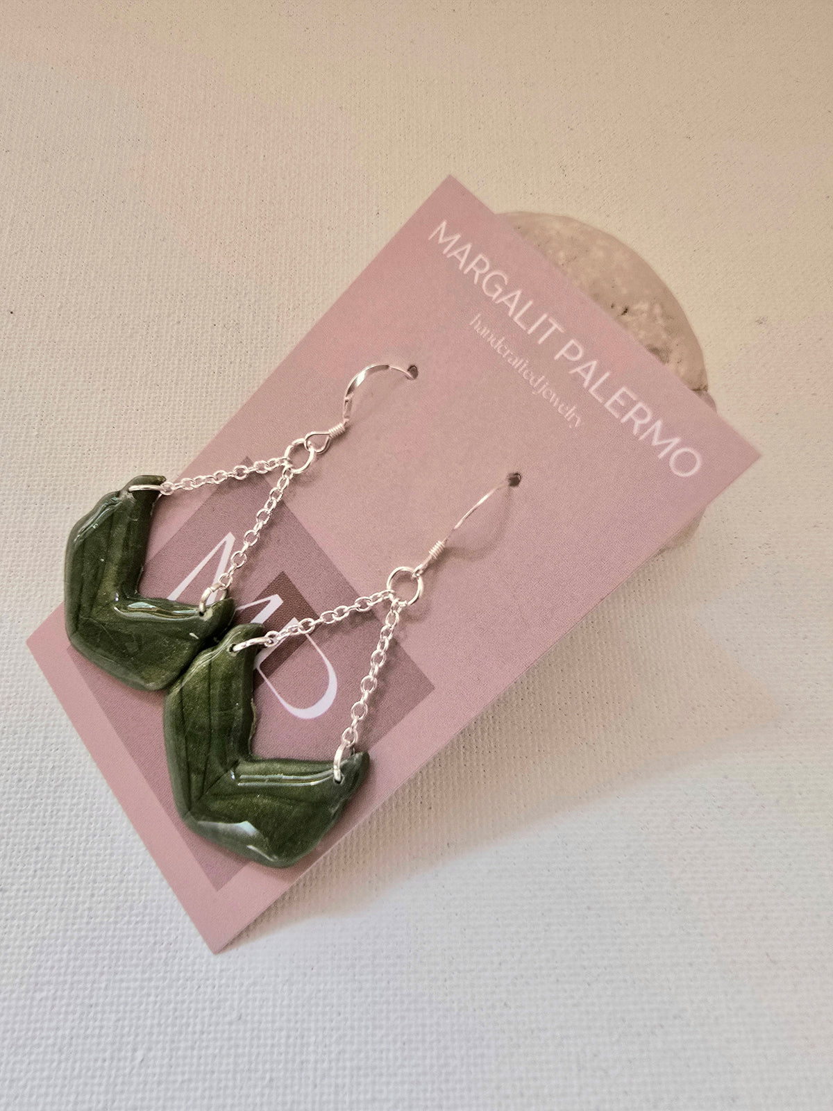 Polymer Clay--Holiday Leaf Chandelier